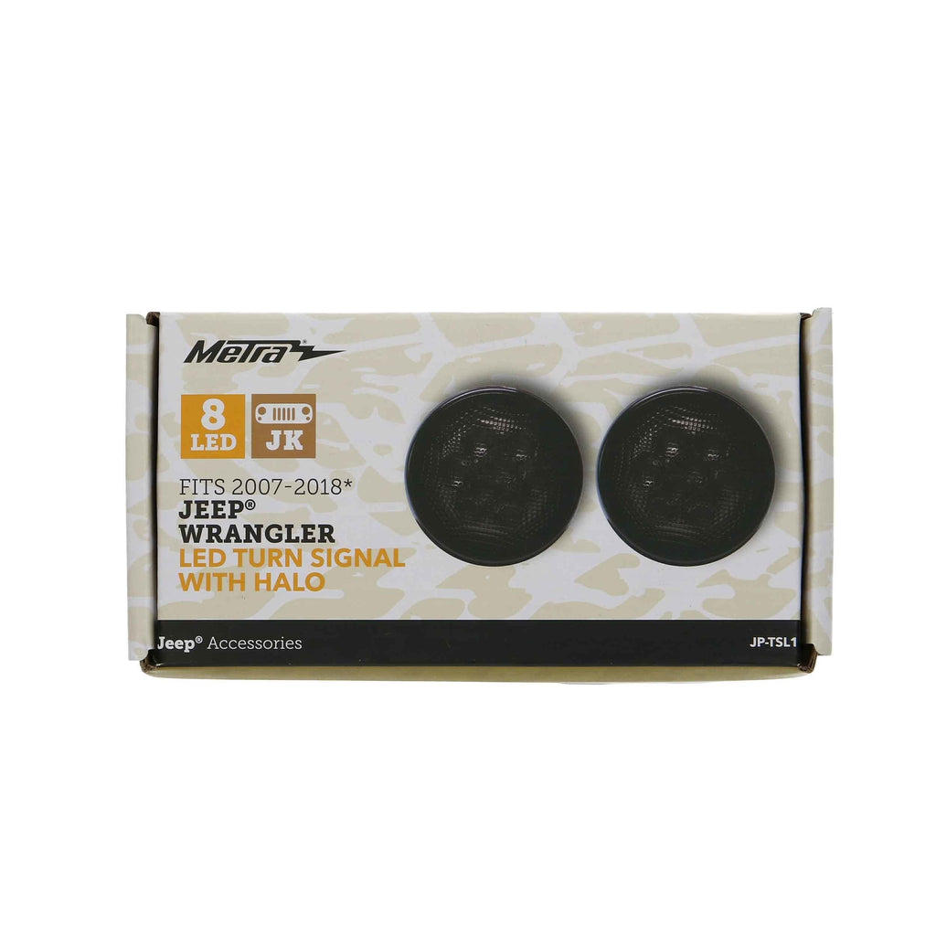 Jeep JP-TSL1 Amber LED Turn Signals with Halo - Wrangler JK 2007-2018