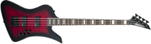 Load image into Gallery viewer, Jackson JS Series Kelly™ Bird JS3Q, Amaranth Fingerboard, Transparent Red Burst