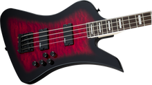 Load image into Gallery viewer, Jackson JS Series Kelly™ Bird JS3Q, Amaranth Fingerboard, Transparent Red Burst