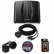 Load image into Gallery viewer, Alpine KCU-315UH 15' USB / HDMI Cable + PXE-C80-88 OPTIM8 8-Ch DSP Amp + Accessory Bundle
