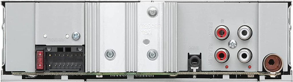 JVC KD-XD28BT Single DIN Digital Media Receiver Bluetooth and Harley Davidson Single DIN Dash Kit 1998-2013