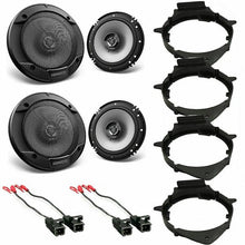 Load image into Gallery viewer, Kenwood KFC-1666S Car Truck Front &amp; Rear Door Speakers with Install Kits Fit select GM vehicles
