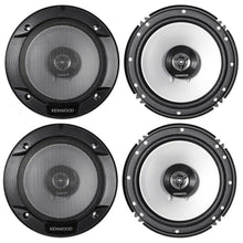 Load image into Gallery viewer, 4 Kenwood KFC-1666S 600W Max (60W RMS) 6.5" 2-Way Coaxial Car Speaker (2 PAIRS)