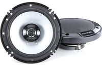Load image into Gallery viewer, 4 x Kenwood KFC-1666S 300W 6.5" 2-Way Sport Series Flush Mount Coaxial Speakers w/ Paper Tweeters with Speaker Wire
