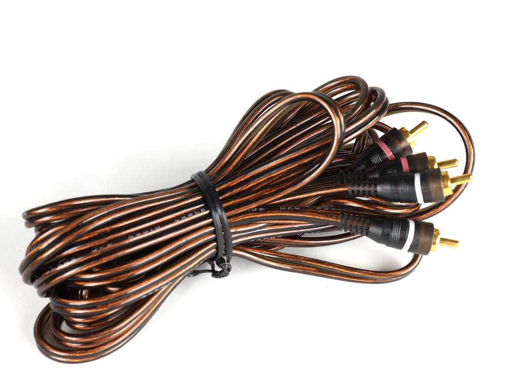 2 Absolute KIT0BK Complete 0 Gauge Black Amp Kit with RCA Interconnect Cable Black