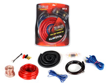 Load image into Gallery viewer, Absolute KIT0RD Complete 0 Gauge Amp Kit with RCA Interconnect Cable (Red)
