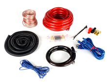 Load image into Gallery viewer, Absolute KIT0RD Complete 0 Gauge Amp Kit with RCA Interconnect Cable (Red)