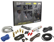 Load image into Gallery viewer, Absolute KIT4BK Complete PRO Marine Auto Car RV 4 Gauge 2000 Watts Amplifier Complete Installation Amp Kit Power Wiring