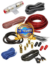 Load image into Gallery viewer, Complete 4 Channels 2000W 4 Gauge Amplifier Installation Wiring Kit Amp PK1 Red