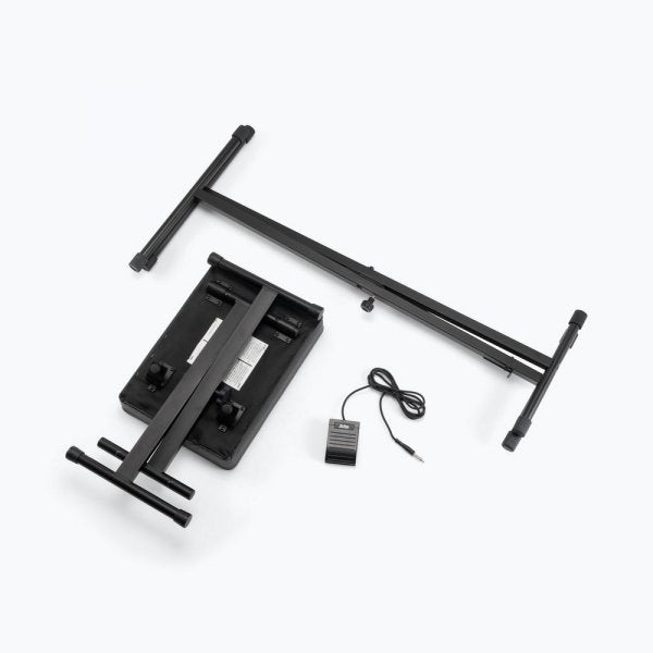 On-Stage KPK6520-CB Keyboard Stand and Bench Pack with Keyboard Sustain Pedal