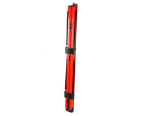 Load image into Gallery viewer, MR DJ KS1000R PRO Red 2-Tier Red Column Keyboard Stand W 5/8" Mic Mount