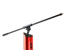 Load image into Gallery viewer, MR DJ KSPRO1500R PRO 2-Tier Red Column Keyboard Stand W Mic Boom Arm + Case