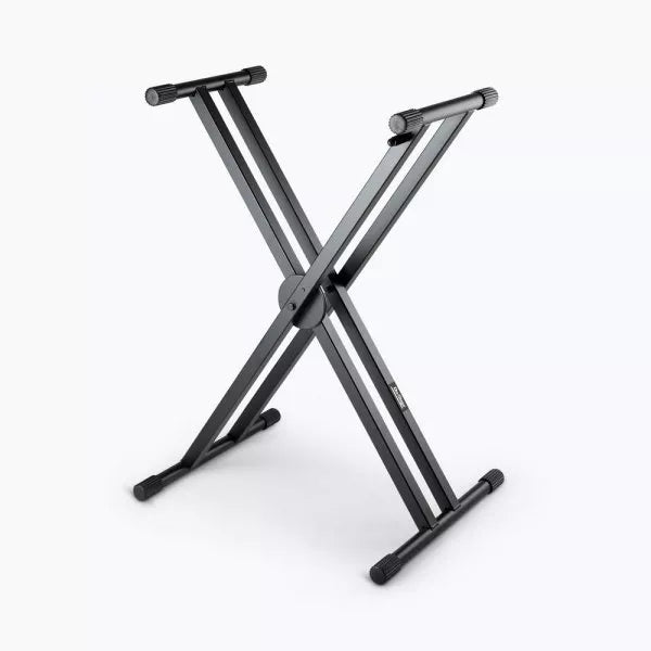 On-Stage KS7291 ERGO-LOK Double-X Keyboard Stand with Welded Construction
