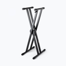 Load image into Gallery viewer, On-Stage KS7291 ERGO-LOK Double-X Keyboard Stand with Welded Construction