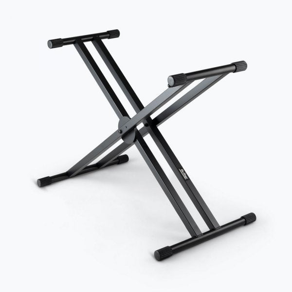 On-Stage KS7291 ERGO-LOK Double-X Keyboard Stand with Welded Construction