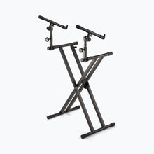 Load image into Gallery viewer, On-Stage KS7292 Double-X ERGO-LOK Keyboard Stand with Second Tier