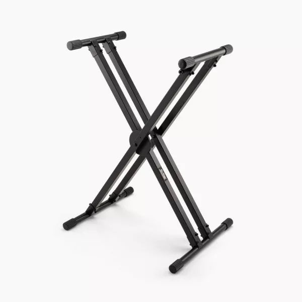 On-Stage KS8291XX ERGO-LOK Double-X Keyboard Stand with Lok-Tight Construction
