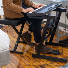 Load image into Gallery viewer, On-Stage KT7800-PLUS Deluxe X-Style Keyboard Bench