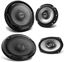 Load image into Gallery viewer, Kenwood 6.5" 300W 2Way + 6x9" 400W 3Way Coaxial Car Speakers Packages