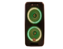 Load image into Gallery viewer, MR DJ LETS DANCE+ Dual 10" 3500W Battery Powered Bluetooth Speaker Microphone Party Speaker