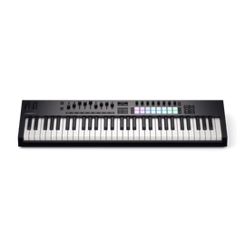 Novation LAUNCHKEY-61-MK4 Keyboard Controller With Focusrite 2i2 USB Audio Interface