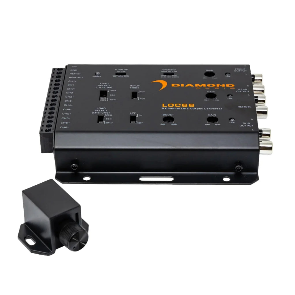 Diamond Audio LOC66 LOC Series 6-Channel Line-Output Converter (6 IN/6 OUT)