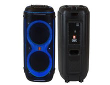 Load image into Gallery viewer, MR DJ LOS ANGELES Dual 15” Powered Bluetooth Rechargeable DJ PA Speaker Speaker 6000W Active PA System