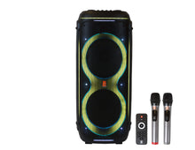 Load image into Gallery viewer, MR DJ LOS ANGELES Dual 15” Powered Bluetooth Rechargeable DJ PA Speaker Speaker 6000W Active PA System