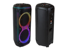 Load image into Gallery viewer, MR DJ LOS ANGELES Dual 15” Powered Bluetooth Rechargeable DJ PA Speaker Speaker 6000W Active PA System