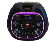 Load image into Gallery viewer, MR DJ LOS ANGELES Dual 15” Powered Bluetooth Rechargeable DJ PA Speaker Speaker 6000W Active PA System