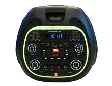Load image into Gallery viewer, MR DJ LOS ANGELES Dual 15” Powered Bluetooth Rechargeable DJ PA Speaker Speaker 6000W Active PA System