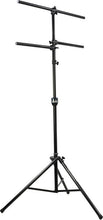 Load image into Gallery viewer, Ultimate Support LT-99BL LT Series Multi-tiered, Heavy-duty, Extra Tall Lighting Tree with TeleLock® Lift-assist Technology - Leveling Leg
