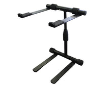 Load image into Gallery viewer, MR DJ LTS200 Laptop Computer Stand Black Mobile Disc Jockey PC Table