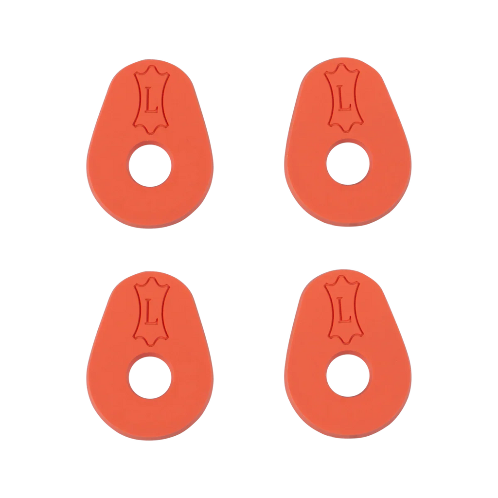 Levy's Leathers LVY-RINGBLOCK-OR Orange Stretchy Rubber Guitar Strap Locks
