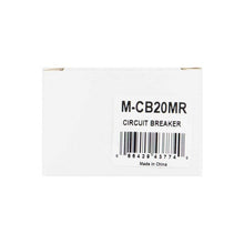 Load image into Gallery viewer, Install Bay M-CB20MR 20A Mini Circuit Breaker Manual Reset
