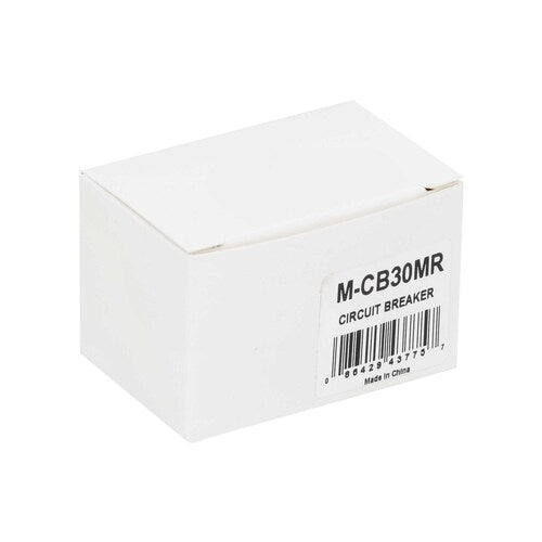 Install Bay M-CB30MR 30A Mini Circuit Breaker Manual Reset