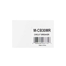 Load image into Gallery viewer, Install Bay M-CB30MR 30A Mini Circuit Breaker Manual Reset
