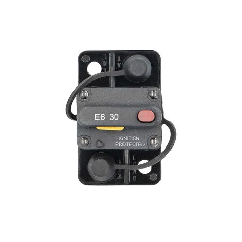 Install Bay M-CB30MR 30A Mini Circuit Breaker Manual Reset