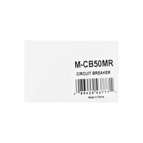 Install Bay M-CB50MR 50A Mini Circuit Breaker Manual Reset