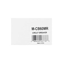 Load image into Gallery viewer, Install Bay M-CB60MR 60A Mini Circuit Breaker Manual Reset