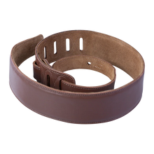 Load image into Gallery viewer, Levy's Leathers M26GF-BRN Garment Leather Guitar Strap - Brown