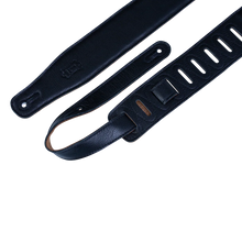 Load image into Gallery viewer, Levy's Leathers M26GF-XL-BLK Extra-Long and Padded Garment Leather Guitar Strap - Black