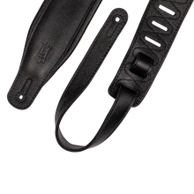 Load image into Gallery viewer, Levy's Leathers M26GP-BLK-BLK Garment Leather Guitar Strap - Black Backing