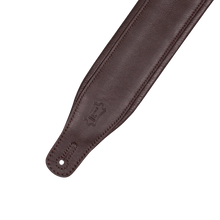 Load image into Gallery viewer, Levy's Leathers M26GP-DBR-DBR Garment Leather Guitar Strap - Dark Brown