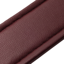 Load image into Gallery viewer, Levy's Leathers M26PD-BRG-BRG 3" Wide Amped Leather Series Guitar Strap - Burgundy
