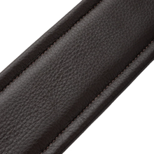 Load image into Gallery viewer, Levy's Leathers M26PD-DBR_DBR 3" Wide Amped Leather Series Guitar Strap - Dark Brown