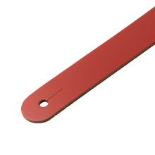 Load image into Gallery viewer, Levy's Leathers M26PD-RED-WHT 3" Wide Amped Leather Series Guitar Strap - Red &amp; White