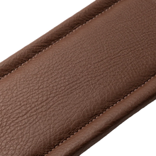Load image into Gallery viewer, Levy's Leathers M26PD-WAL-BRN 3" Wide Top Grain Leather Guitar Straps - Black and White Tuxedo