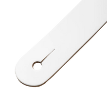 Load image into Gallery viewer, Levy's Leathers M26PD-WHT_WHT Top Grain Leather Guitar Strap - White