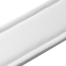 Load image into Gallery viewer, Levy's Leathers M26PD-WHT_WHT Top Grain Leather Guitar Strap - White
